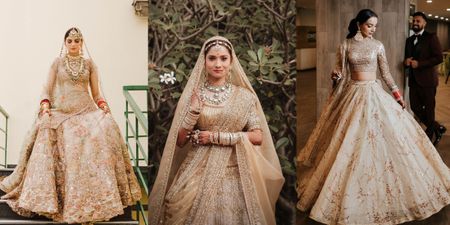 Gold Is The New Red: The Glitziest Gold Outfits We Spotted On Brides!