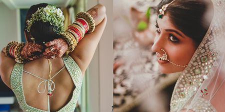 Pretty Mumbai Wedding With An Offbeat Bridal Lehenga Hue