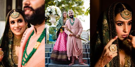 An Intimate Anand Karaj With A Bride In A Beautiful Banarasi Lehenga!