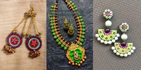 #Trending: Terracotta Jhumkas For Funky Mehendi Jewellery!
