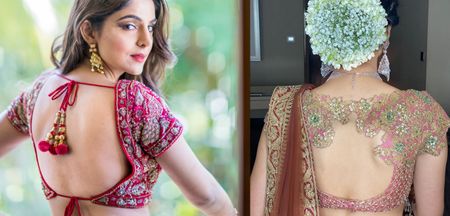 20+ Stunning Backless Blouses To Bookmark While You #StayHome!