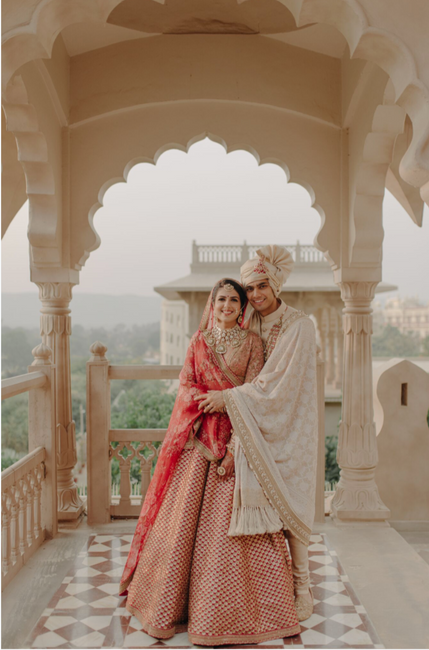 Gorgeous Jaipur Wedding With Stunning Decor & A Bride In Red