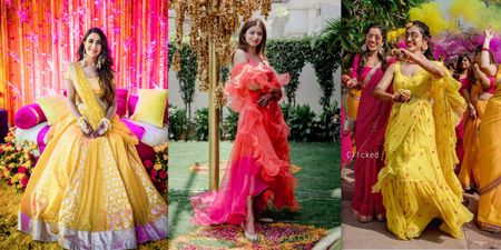 The Prettiest Haldi Outfits We Spotted On Our Real Brides!