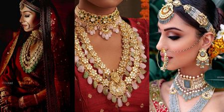 20+ Pastel Bridal Jewellery Sets That Made Us Swoon!