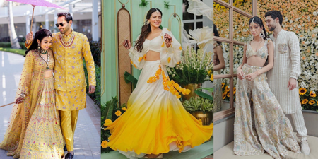 Prettiest Haldi Outfits We Spotted On Our Real Brides!
