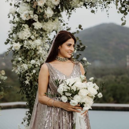 How To Indianize A Wedding Gown?