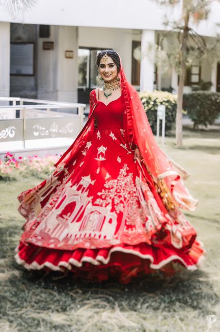 A Lockdown Wedding With The Bride In A Self Designed Lehenga