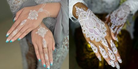Gorgeous White Mehendi Designs We Love!