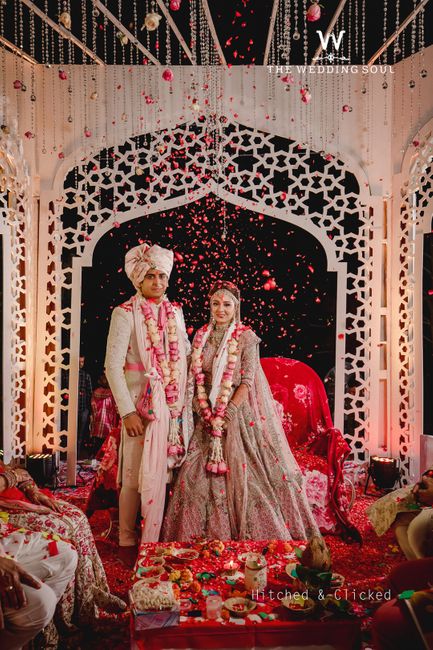 Gorgeous Goa Wedding With A Baby Pink Bridal Lehenga