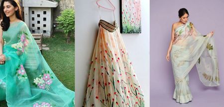 Hand Painted Lehengas And Sarees Are Trending And We Love It!