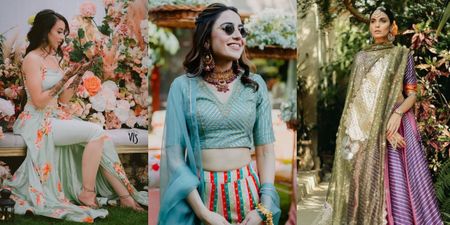 5 Refreshing New Colour Combinations For Your Mehendi Lehenga!