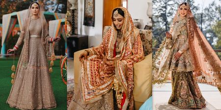 Brides Who Wore Outfits Other Than Lehengas On Their Wedding Day!