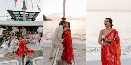 This Couple Had Their Intimate Lockdown Wedding During Sunset On A Yacht!