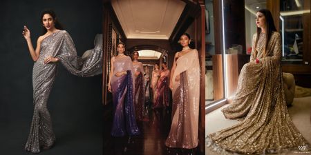 Stunning Shimmer Sarees That Are Perfect For Your Cocktail!