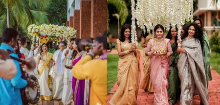 Bookmark Worthy Bridal Entry Shots From Brides Of Kerala