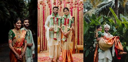 Traditional Bangalore Wedding With The Bride In A Gorgeous Kanjeevaram
