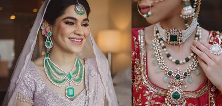 Brides That Wore The Most Exquisite Emerald Jewellery!