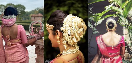 Breathtaking Bridal Buns for South Indian Brides