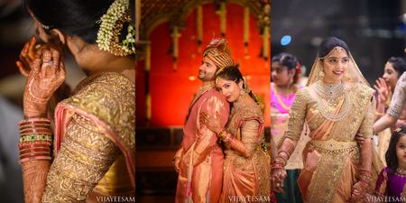 Quintessential Hyderabad Wedding With Glimmering Gold Accents