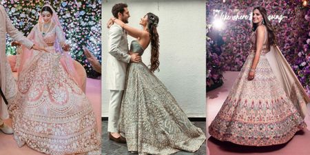 15+ Real Brides In Bookmark-Worthy Manish Malhotra Lehengas