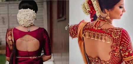 Interesting Back Blouse Designs For Your Kanjeevaram Saree