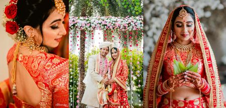 Rooftop Coronial Wedding With A Bride In A Deepika-Inspired Lehenga