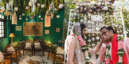 This Dreamy At-Home Wedding With Aesthetically Pleasing Decor Floored Us