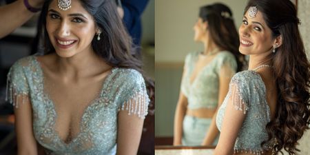 Absolutely In Love With This Bride's Gorgeous Bridal Blouse!