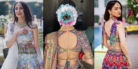 Move Over Monotones, Multi-coloured Blouses Are Ruling The Bridal Fashion Scene!