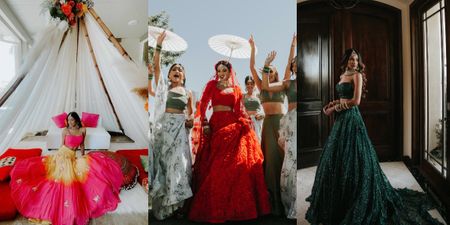 Gorgeous California Wedding With A Bride Who Aced Every Bridal Look!