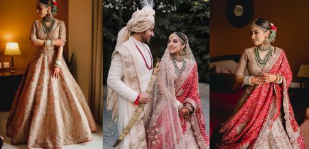 An Intimate Amritsar Wedding With A Bandhani Bridal Dupatta