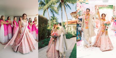 An Indo-Persian Wedding In Florida With Whimsical Pastel Details!