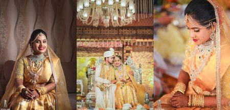 Traditional Telugu Wedding With The Bride In A Shimmering Kanjeevaram