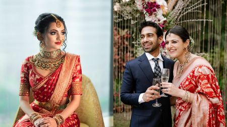 Brides Who Opted For A Traditional Red Banarsi Saree And Nailed The Look