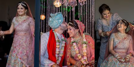 60 People Alibaug Wedding With Upbeat Bridal Outfits & Luxe Vibes