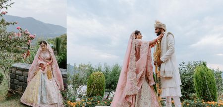 Nature-Inspired Wedding With The Bride Clad In Cupcake Hues