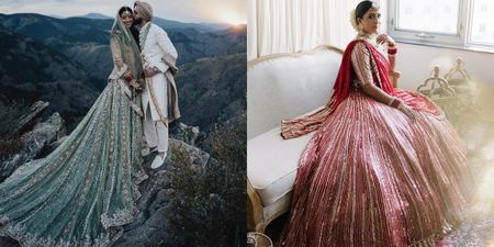 20+ Brides Who Wore Offbeat Manish Malhotra Lehengas