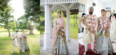 An Understated Home Wedding With Pastel Sharara, Vintage Jewellery & More!