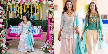 This Bride & Bridesmaid Went Offbeat With Their Mehendi Looks & We're Into It!