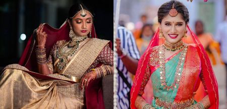 Veils Are The New Way For Brides To Add A Hint Of Red To Their Muhurtham Look