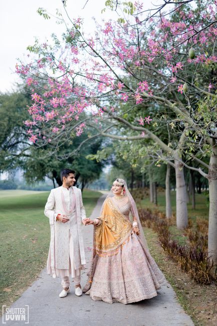 Glittering Delhi Wedding With A Striking Bridal Lehenga