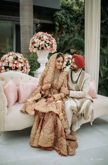 A Glam Delhi Wedding With A Bride In A Gorgeous Sharara