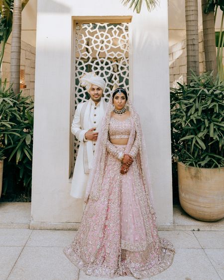 Elegant Mumbai Wedding With A Custom Bridal Lehenga