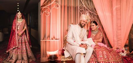 Gorgeous Delhi Wedding With Eye-Catching Candid Portraits