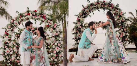 A Traditional Telugu Wedding By The Beach With Pin-Worthy Bridal Blouse