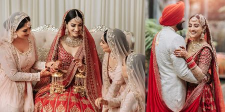 Dreamy Gurudwara Wedding Oozing With Vintage Vibes & Beautiful Bridal Buys  