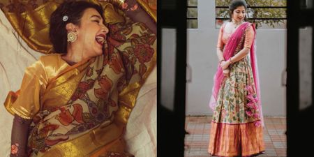 Kanchi-Kalamkari Is The New Trend Gripping South Indian Weddings!