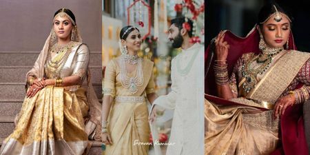 Real Brides Who Rocked Gold Kanjeevarams Like Royalty!