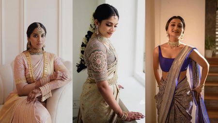 Brides Who Wore Kanjeevarams in Unique & Offbeat Colors
