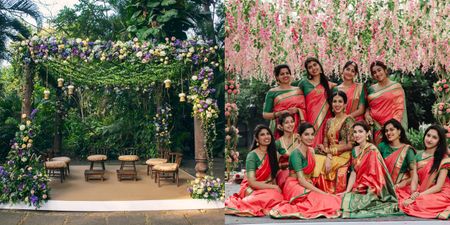 The Prettiest Outdoor Mandaps We Spotted For South Indian Weddings